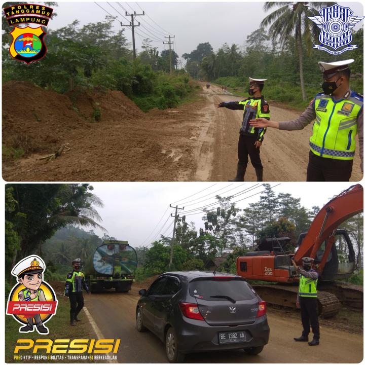 Jalur Semaka yang Terkena Longsor, Saat Ini Sudah Dibuka